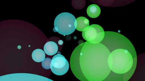 Abstract background with bubbles Stock Illustration