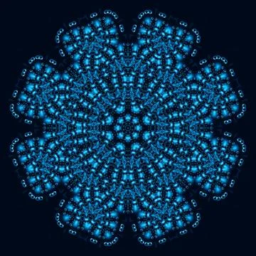 Abstract background with bubbles pattern Illustrazione stock