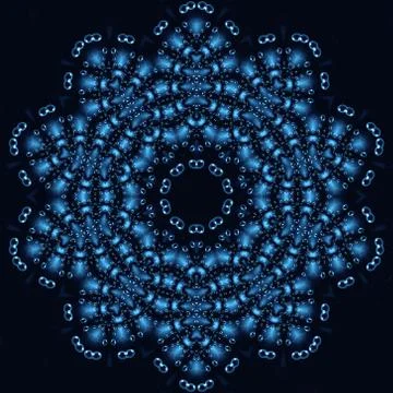 Abstract background with bubbles pattern Illustrazione stock