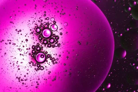 Abstract background with bubbles. Stock Photos