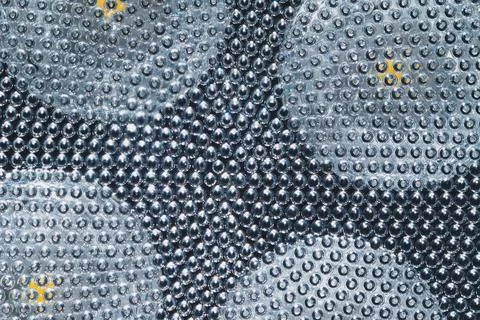 Abstract background with bubbles. transparent led light macro texture. light  Stock Photos