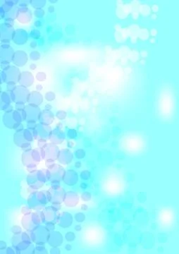 Abstract background with bubbles in water Stock Illustration