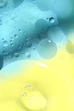 Abstract background with bubbles in the water Stock Photos