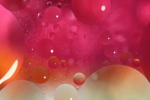 Abstract background with bubbles in the water Stock Photos