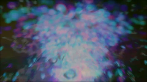Abstract background of bubbling water which looks almost like fireworks Stock Footage 36272500