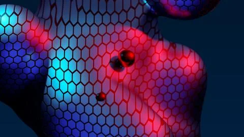 Abstract background business presentation backdrop pattern neon multicolored Illustrazione stock