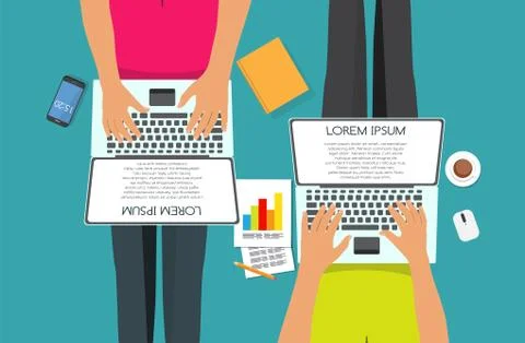 Abstract Background on Business Theme with Empty Place for Your Illustrazione stock