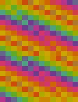 Abstract background cardboard texture multicolor blocks orange green violet Stock Illustration