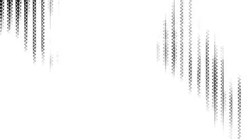 Abstract background with cascading zig zag vertical lines and triangles Stock Illustration