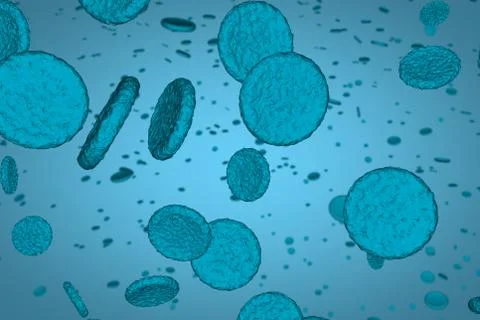 Abstract background with cells Stock Illustration