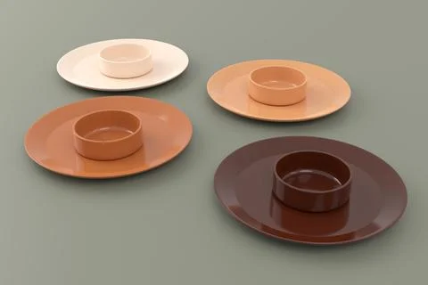 Abstract background of ceramic design. 3D rendering. Stock Illustration