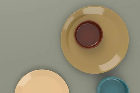 Abstract background of ceramic design. 3D rendering. Stock Illustration