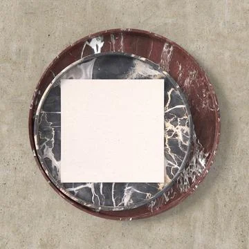 Abstract background of ceramic design. 3D rendering. Stock Illustration