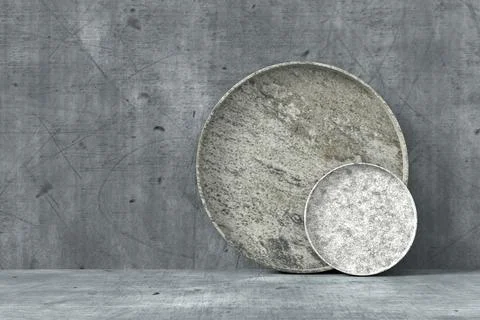 Abstract background of ceramic design. 3D rendering. Stock Illustration