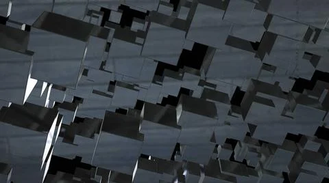 Abstract background with chaotic cubes. 3d rendering Abstract background w... Stock Photos