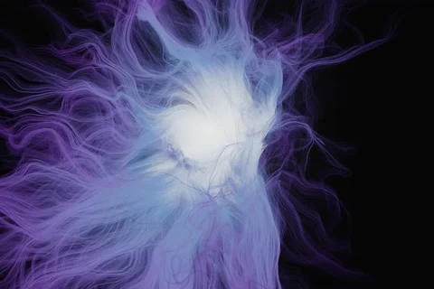 Abstract background from chaotic particles in empty black space of outer space Stock Footage 166263087