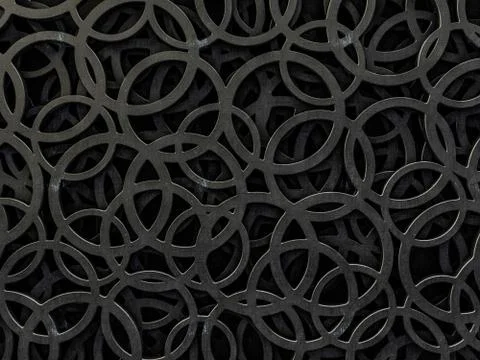 Abstract background of a chaotic structure. 3D Stock Illustration