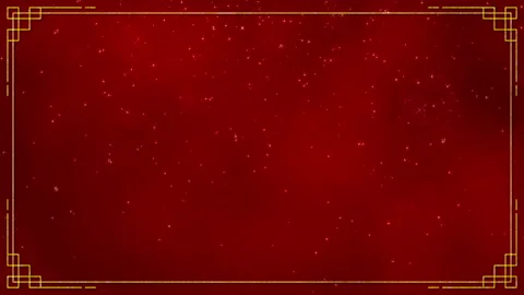 Abstract background with chinese new year and year of the Rabbit 2023 Stock Footage 224689682