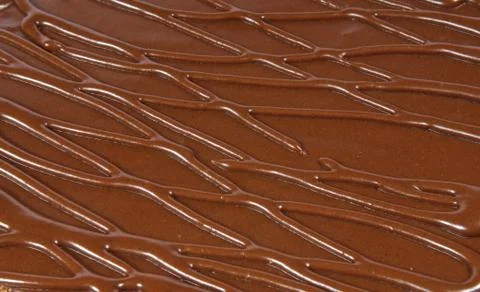 Abstract background of chocolate icing on cake Stock Photos
