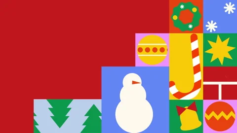 Abstract background for Christmas and New Year holidays with space for text Stock Footage 320800671