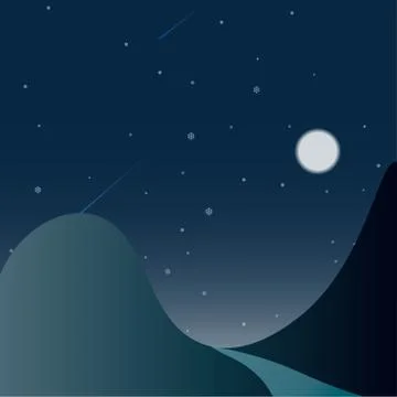 Abstract background Christmas falling snowflake Stock Illustration
