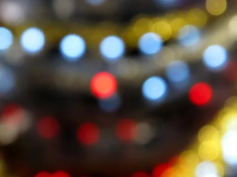 Abstract background of christmas lights Foto stock