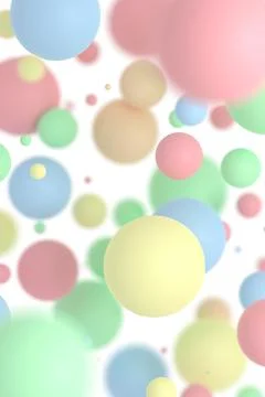 Abstract background of cicle shape. 3D rendering. Stock Illustration