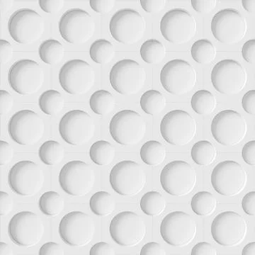 Abstract background of circle. 3D rendering. Stock Illustration