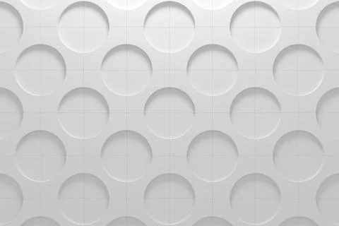 Abstract background of circle. 3D rendering. Stock Illustration