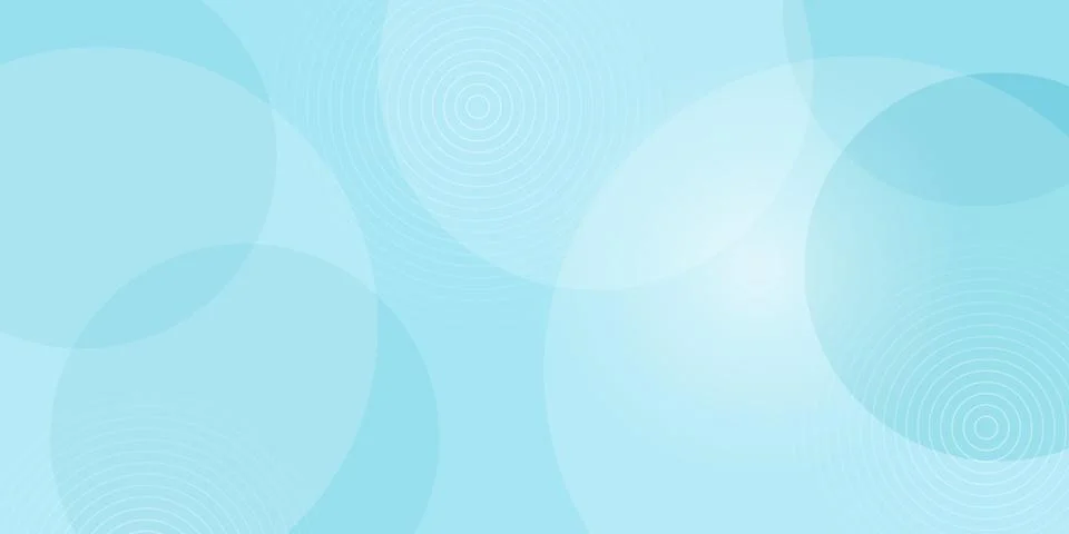 Abstract background with circle elements. Blue simple round art vector illu.. Stock Illustration