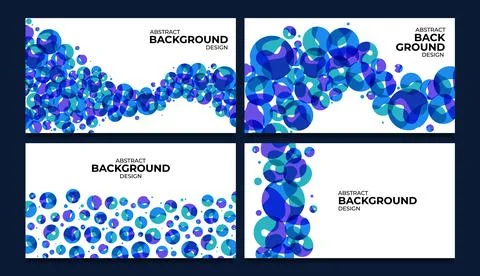 Abstract background circle elements. Colorful geometric Circular wallpaper Stock Illustration