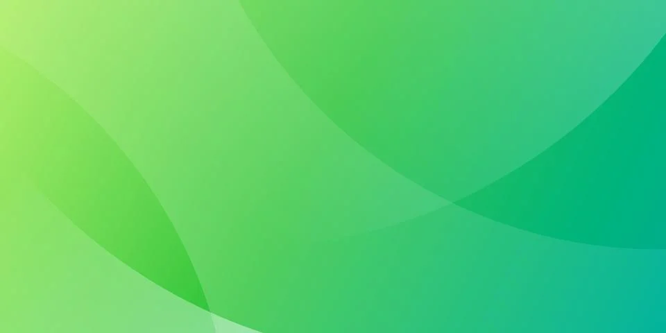 Abstract background with circle elements. Green simple round art vector ill.. Stock Illustration