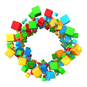 Abstract background circle Illustrazione stock