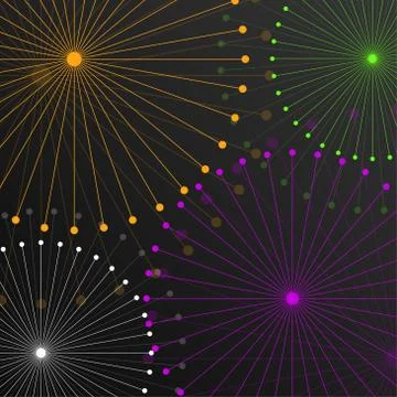 Abstract background from circle Stock Illustration