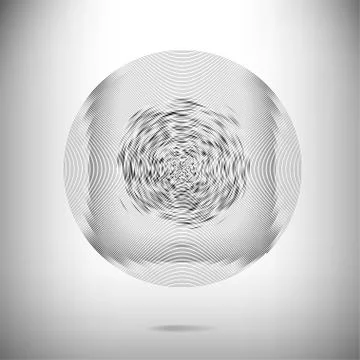 Abstract background in circle. Stock Illustration