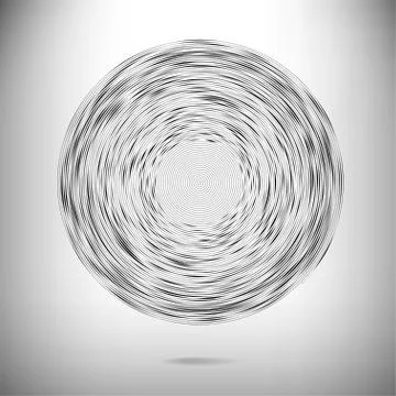 Abstract background in circle. Stock Illustration
