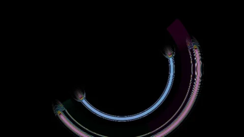 Abstract Background circle light motion black backgrounds Video stock 129324488