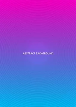 Abstract background circle line parallel pink and blue Illustrazione stock
