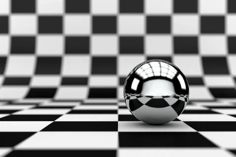 Abstract background of circle metal. 3D rendering. Stock Illustration