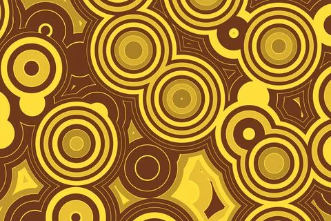 Abstract background of circle shape. 3D rendering. Stock Illustration