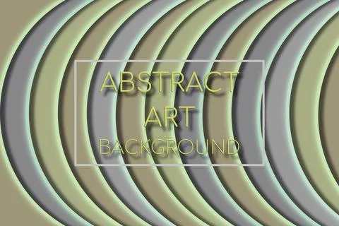 Abstract background with circle shapes vector design. Minimal poster. Futuristic Stock Illustration