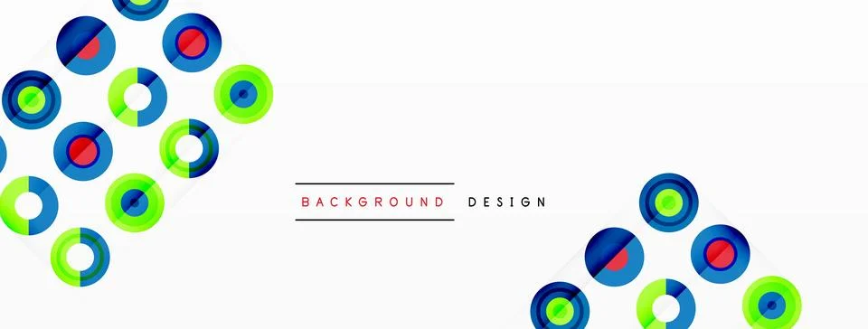 Abstract background with circle symmetric grid composition. Circle pattern Illustrazione stock
