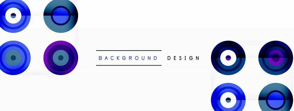 Abstract background with circle symmetric grid composition. Circle pattern 스톡 일러스트