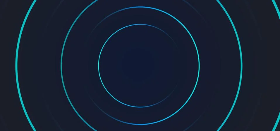 Abstract background circle wave ripple pattern design cyan color with space イラスト素材