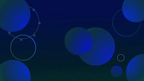 Abstract background with circles and soft gradient spheres modern minimal d.. Stock Footage 336749115