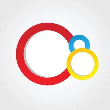 Abstract background with circles and squares Stock-Illustration