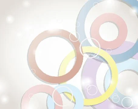 Abstract background with circles and squares Stock Illustration