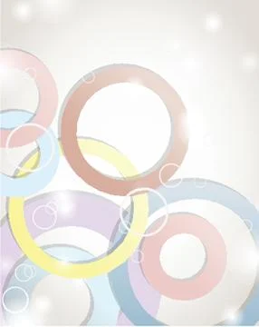 Abstract background with circles and squares Stock-Illustration
