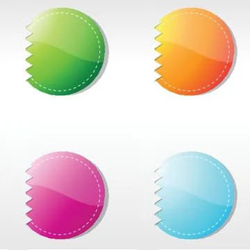 Abstract background with circles and squares Stock Illustration