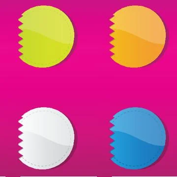 Abstract background with circles and squares Stock Illustration